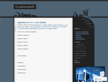 Tablet Screenshot of creativesoft.wordpress.com