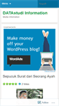 Mobile Screenshot of datastudi.wordpress.com