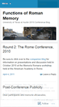 Mobile Screenshot of memoriaromana.wordpress.com