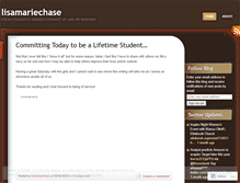 Tablet Screenshot of lisamariechase.wordpress.com