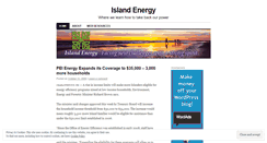 Desktop Screenshot of islandenergy.wordpress.com