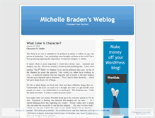 Tablet Screenshot of michellesbraden.wordpress.com