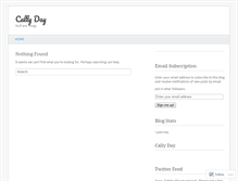 Tablet Screenshot of callyday.wordpress.com