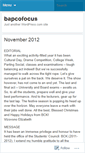 Mobile Screenshot of bapcofocus.wordpress.com