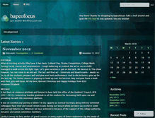 Tablet Screenshot of bapcofocus.wordpress.com
