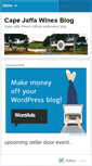 Mobile Screenshot of capejaffawines.wordpress.com