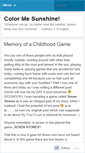 Mobile Screenshot of colormesunshine.wordpress.com