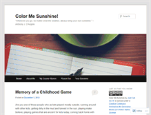 Tablet Screenshot of colormesunshine.wordpress.com