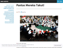Tablet Screenshot of masjustice.wordpress.com