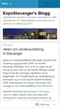 Mobile Screenshot of expostavanger.wordpress.com