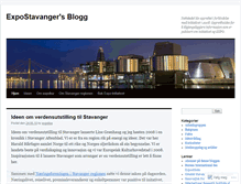 Tablet Screenshot of expostavanger.wordpress.com