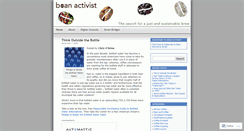 Desktop Screenshot of beanactivist.wordpress.com