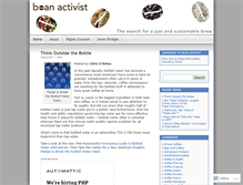 Tablet Screenshot of beanactivist.wordpress.com