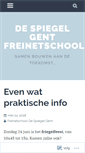 Mobile Screenshot of despiegelfreinet.wordpress.com