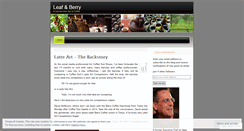 Desktop Screenshot of leafandberry.wordpress.com