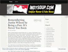 Tablet Screenshot of indysoup.wordpress.com