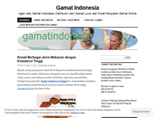 Tablet Screenshot of gamatindonesia.wordpress.com