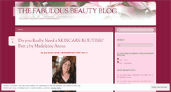 Desktop Screenshot of fabulousbeautyblog.wordpress.com