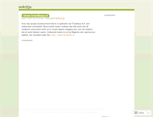 Tablet Screenshot of m4rtijn.wordpress.com