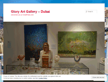 Tablet Screenshot of gloryartgallery.wordpress.com