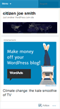 Mobile Screenshot of citizenjoesmith.wordpress.com