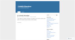 Desktop Screenshot of chandlerandrew.wordpress.com