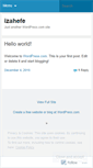 Mobile Screenshot of izahefe.wordpress.com