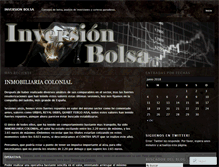 Tablet Screenshot of inversionbolsa.wordpress.com