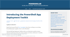 Desktop Screenshot of powersheller.wordpress.com