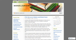 Desktop Screenshot of booksallsorts.wordpress.com