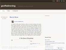 Tablet Screenshot of geoffsdirecting.wordpress.com
