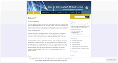 Desktop Screenshot of medschooltips.wordpress.com