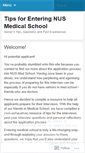 Mobile Screenshot of medschooltips.wordpress.com
