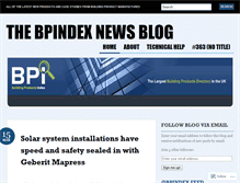 Tablet Screenshot of bpindex.wordpress.com