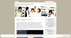 Desktop Screenshot of mercurialdreams.wordpress.com