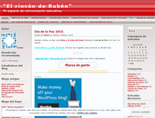 Tablet Screenshot of elrinconderuben.wordpress.com
