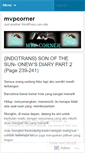 Mobile Screenshot of mvpcorner.wordpress.com