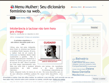 Tablet Screenshot of menumulher.wordpress.com