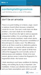 Mobile Screenshot of contemplatingcosmos.wordpress.com