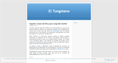 Desktop Screenshot of eltungsteno.wordpress.com
