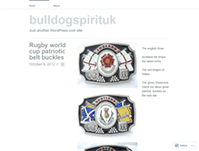 Tablet Screenshot of bulldogspirituk.wordpress.com