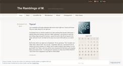 Desktop Screenshot of monsieurmal.wordpress.com
