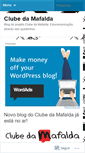 Mobile Screenshot of clubedamafalda.wordpress.com