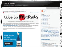 Tablet Screenshot of clubedamafalda.wordpress.com