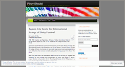 Desktop Screenshot of pinoyshouts.wordpress.com