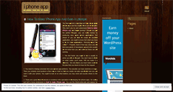 Desktop Screenshot of iphoneapp9.wordpress.com