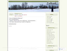 Tablet Screenshot of lukysh.wordpress.com
