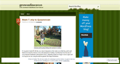 Desktop Screenshot of growonline2010.wordpress.com