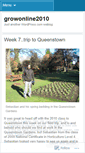 Mobile Screenshot of growonline2010.wordpress.com