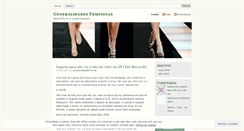 Desktop Screenshot of generalidadesfemininas.wordpress.com